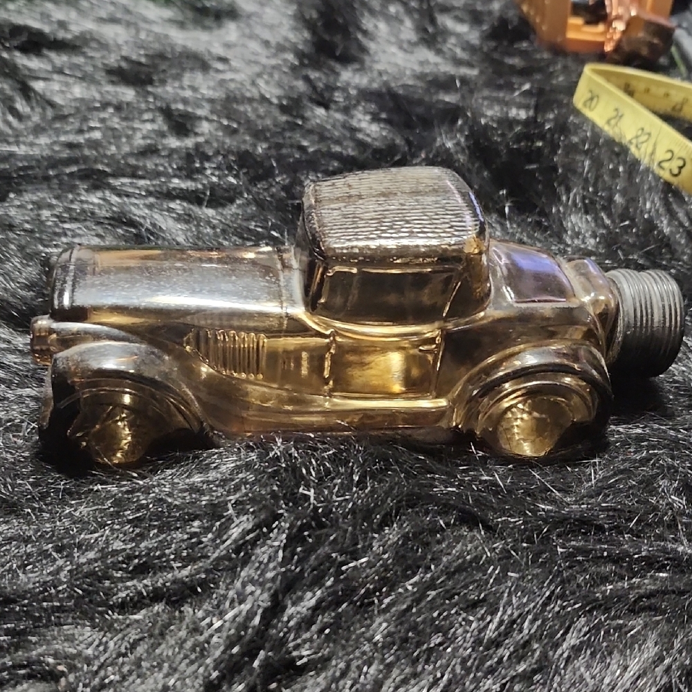 Vintage AVON Sterling Six Glass Car - Shaped Decanter. EMPTY BOTTLE !